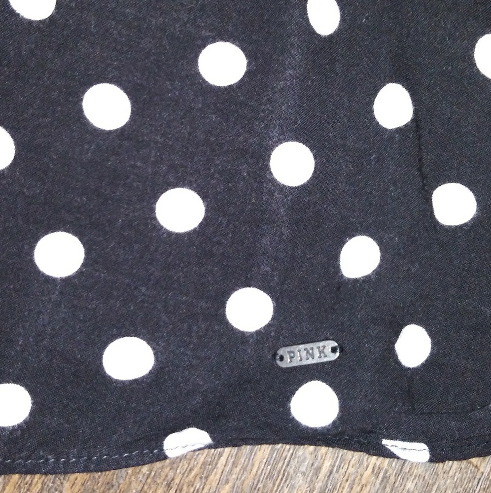 VICTORIA'S SECRET PINK POLKA DOT SKATER SKIRT - Picture 4 of 8